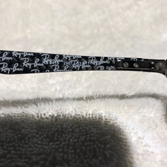 RAY-BAN Optics RB 8415 2861 53-17-145 Black Metal Full Rim Eyeglasse FRAMES ONLY - Picture 5 of 9